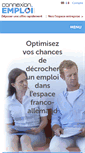 Mobile Screenshot of connexion-emploi.com