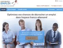 Tablet Screenshot of connexion-emploi.com